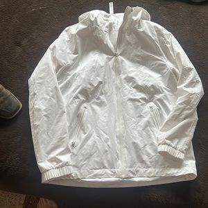 White to Lululemon jacket never worn no stains